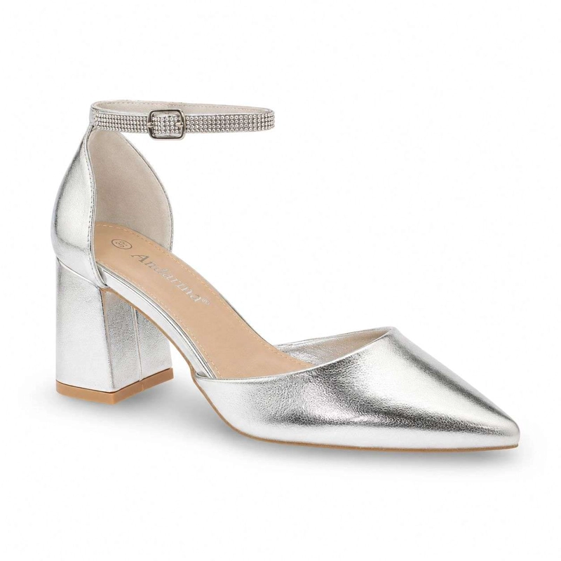 ZAPATO PLATA ANDARINA ART. 5KK26-05PLATA - 1