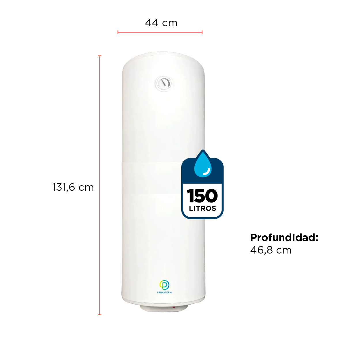 TERMO ELÉCTRICO PRIMATERM 150 LITROS - 6
