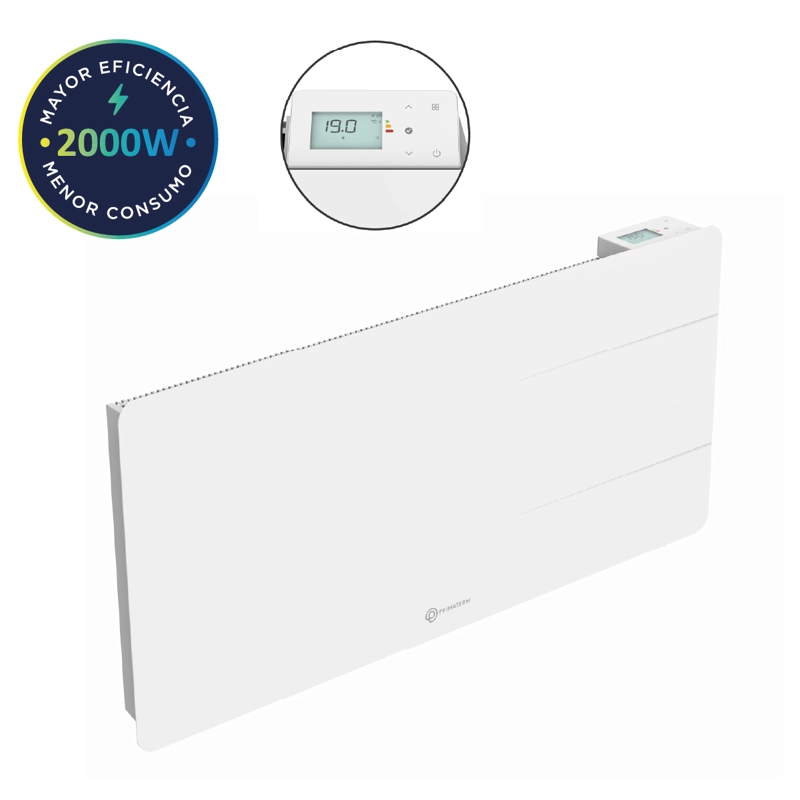 ESTUFA PRIMATERM RADIADOR CALEFACTOR ÓNIX CERÁMICO BLANCO 2000W - 6