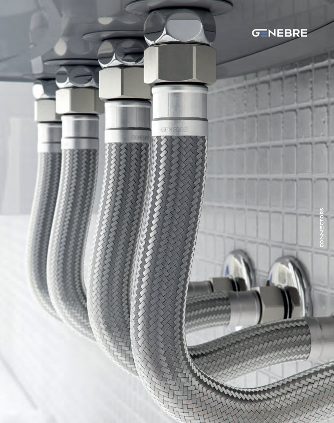 CONEXIÓN GENEBRE FLEXIBLE GEFLEX DN25 1 100CM - 7
