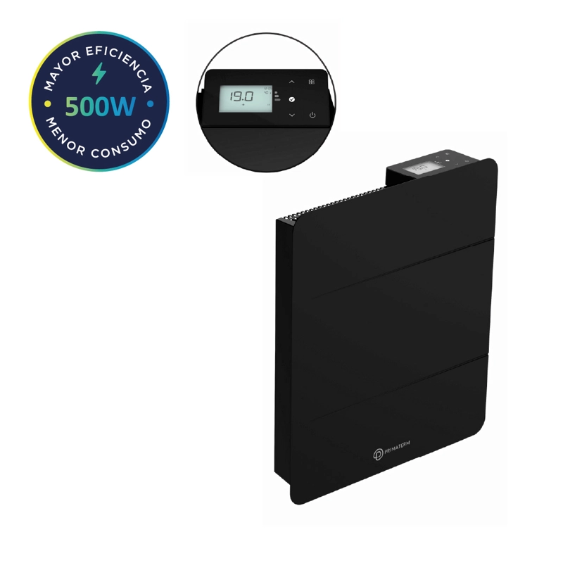 ESTUFA RADIADOR CALEFACTOR ÓNIX CERÁMICO WIFI ANTRACITA 500W PRIMATERM - 5