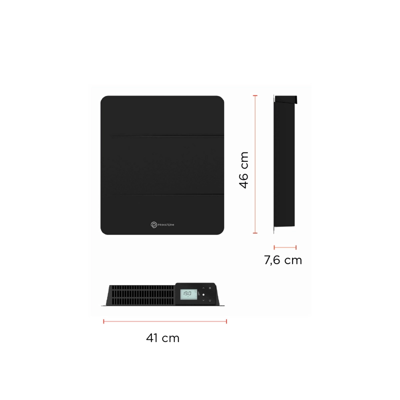 ESTUFA RADIADOR CALEFACTOR ÓNIX CERÁMICO WIFI ANTRACITA 500W PRIMATERM - 6