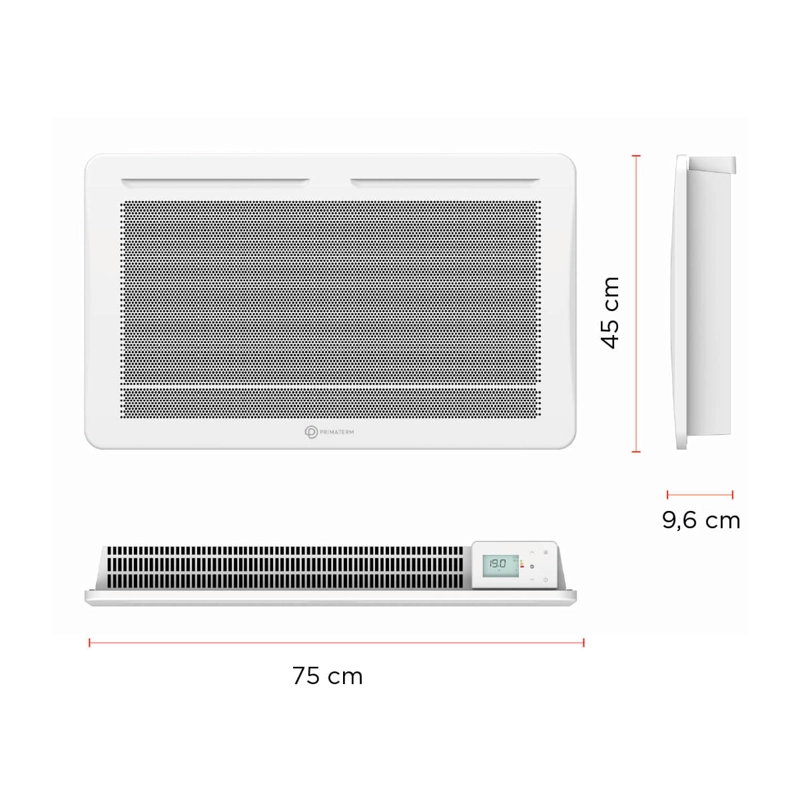ESTUFA CALEFACTOR ELÉCTRICO ALUMAX WIFI 1500W PRIMATERM - 8