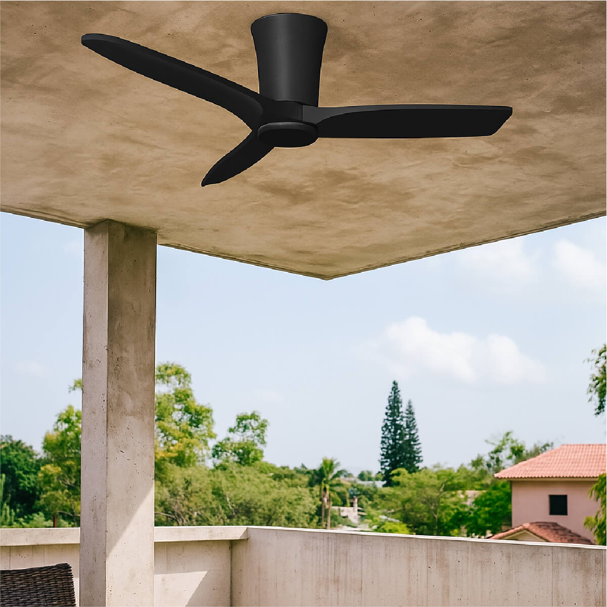 VENTILADOR DE TECHO HYDRA NEGRO 42” PRIMATERM - 5