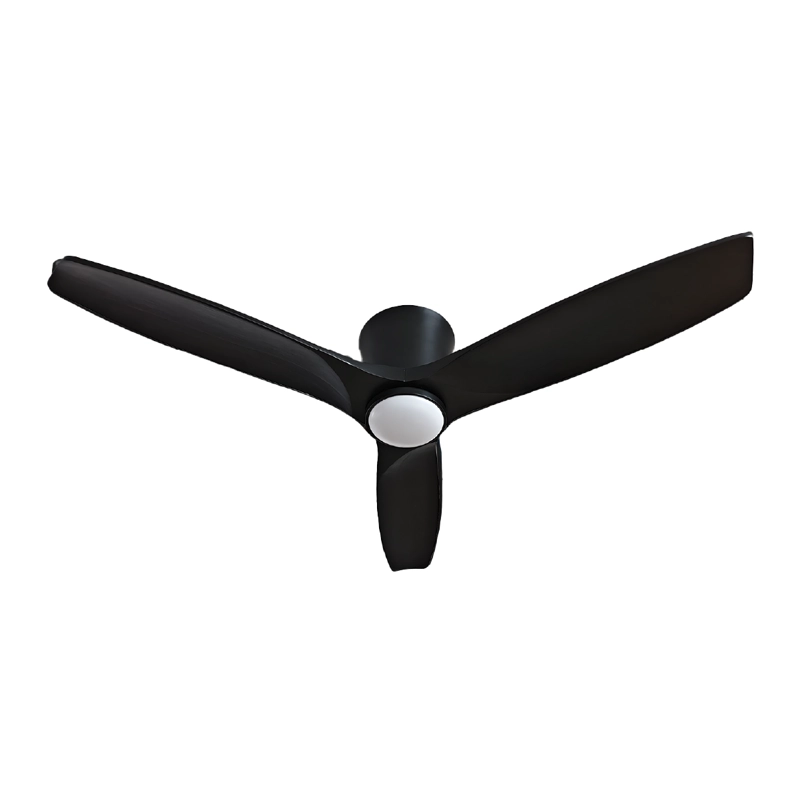 PRIMATERM VENTILADOR DE TECHO FARO NEGRO CON LUZ LED 3 COLORES 42” PRIMATERM