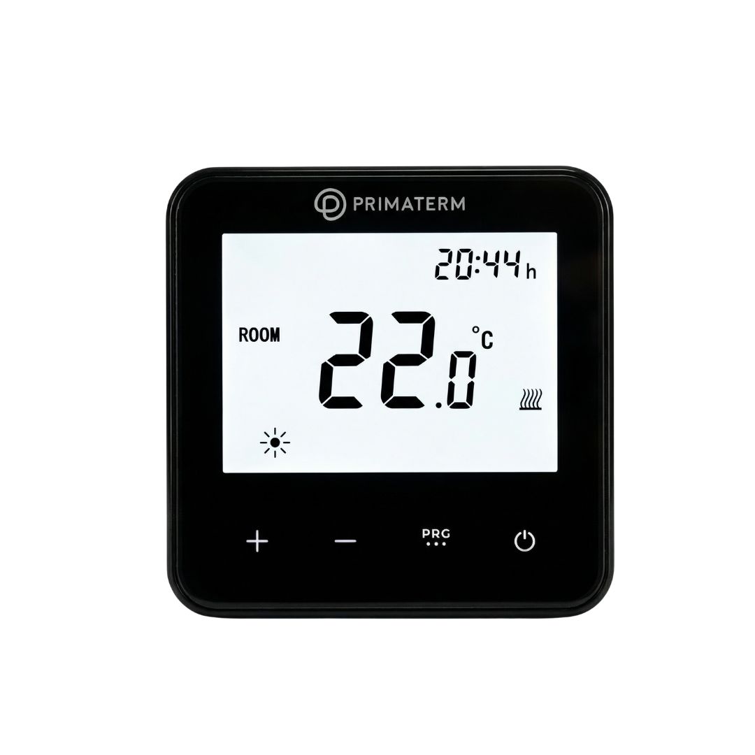 TERMOSTATO INTELIGENTE PROGRAMABLE 3600W WIFI NEGRO PRIMATERM - 1