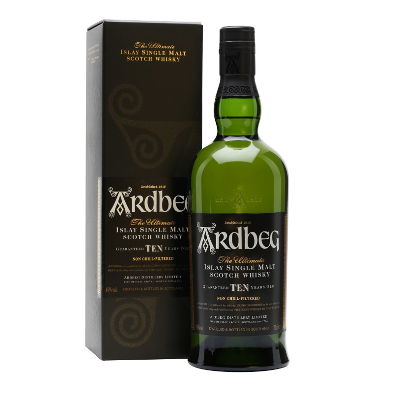 WHISKY ARDBEG 10 AÑOS, SINGLE MALT - 1