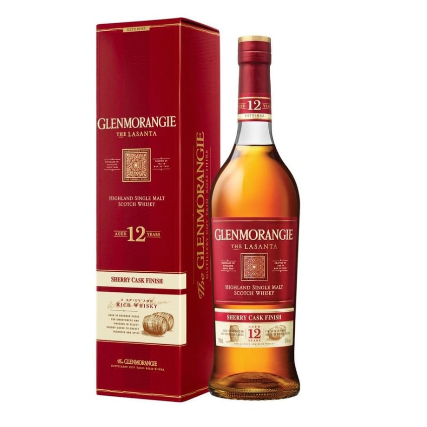 WHISKY SINGLE MALT GLENMORANGIE BOTELLA VIDRIO LASANTA - 1