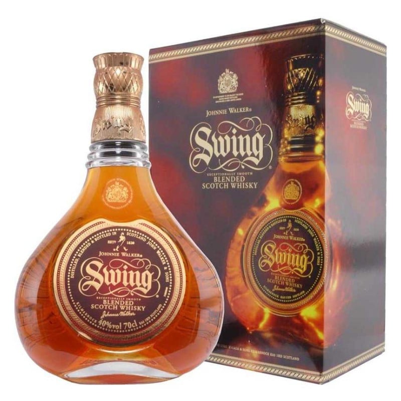 WHISKY JOHNNIE WALKER BOTELLA VIDRIO SWING SCOTCH - 1
