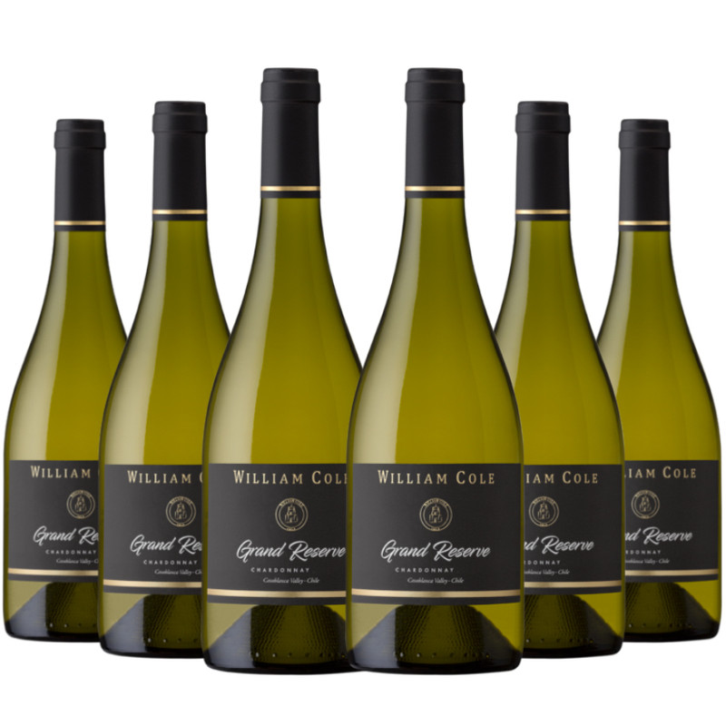 6 VINOS WILLIAM COLE GRAN RESERVA CHARDONNAY (BARRICA) - 1