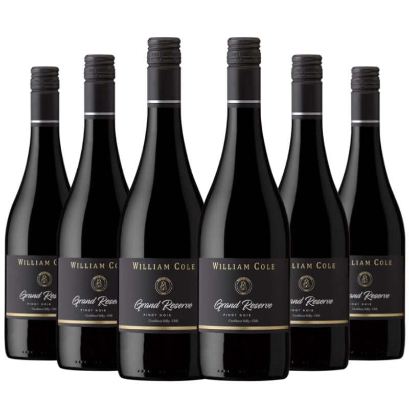 6 VINOS WILLIAM COLE GRAN RESERVA PINOT NOIR - 1