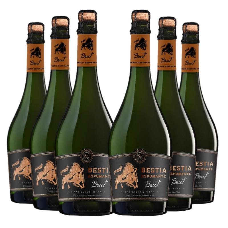 6 ESPUMANTES BESTIA NEGRA BRUT - AMARILLO - 1