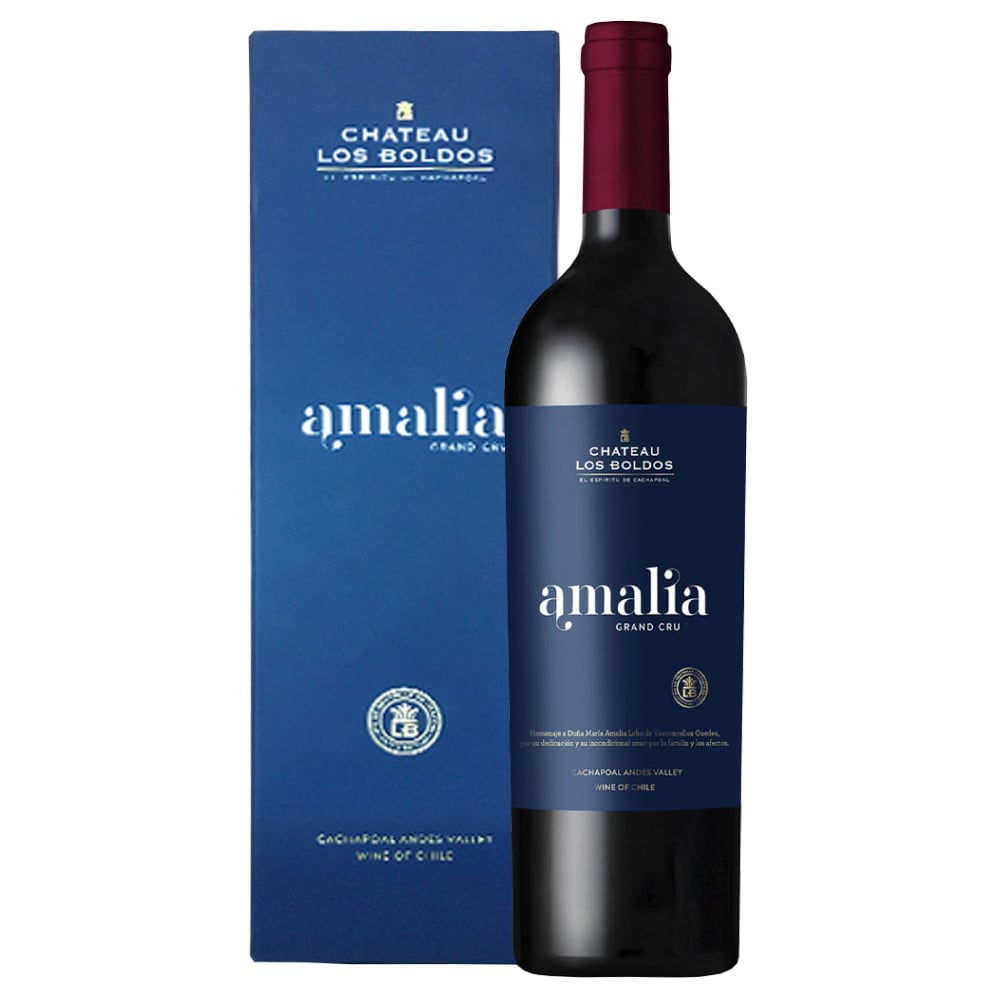 VINO TINTO ENSAMBLE LOS BOLDOS BOTELLA VIDRIO AMALIA GRAND CRU ENSAMBLAJE 2018 - 1