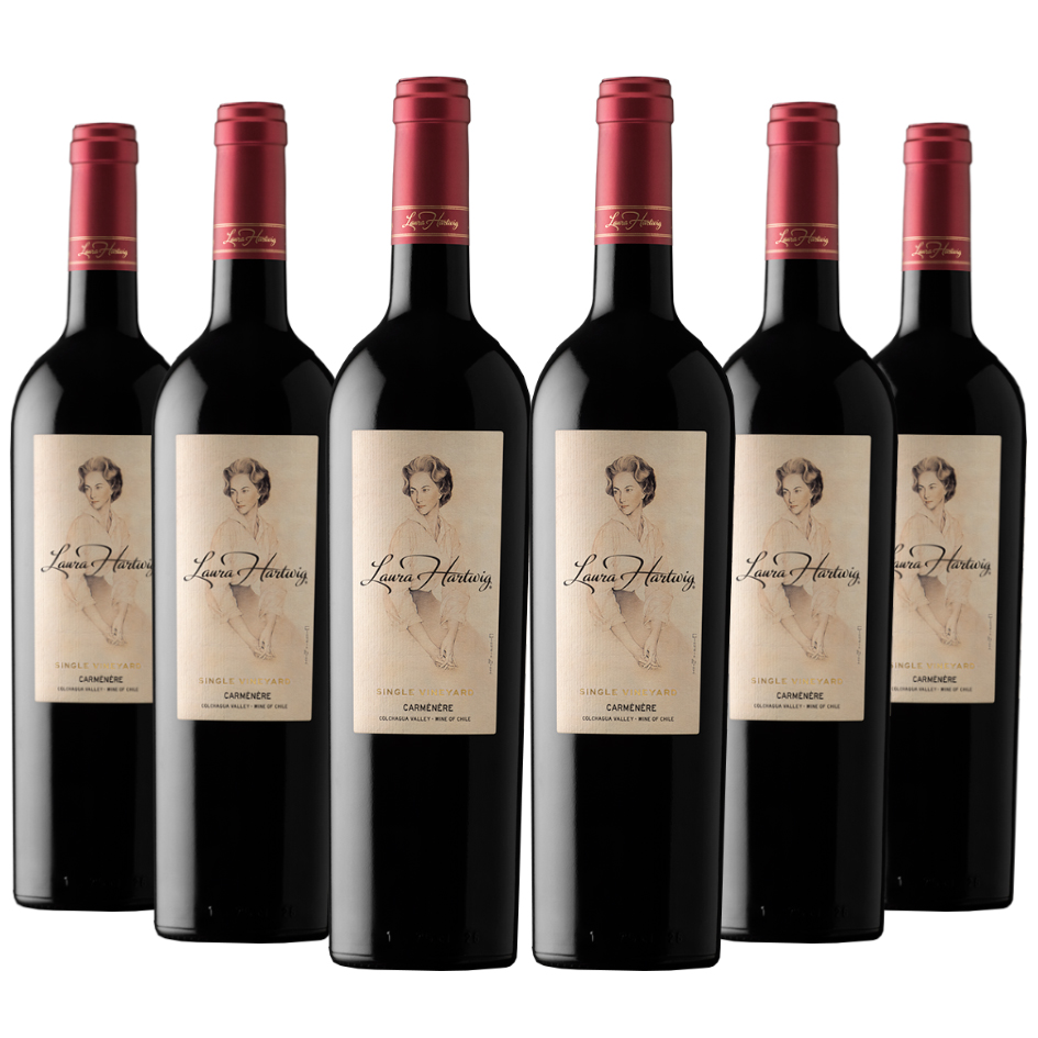 6 VINOS LAURA HARTWIG SINGLE VINEYARD CARMENERE - 1