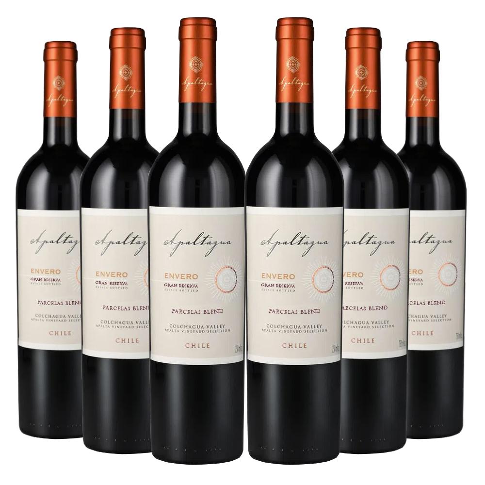 6 VINOS APALTAGUA GRAN RESERVA ENVERO PARCELAS ENSAMBLAJE - 1
