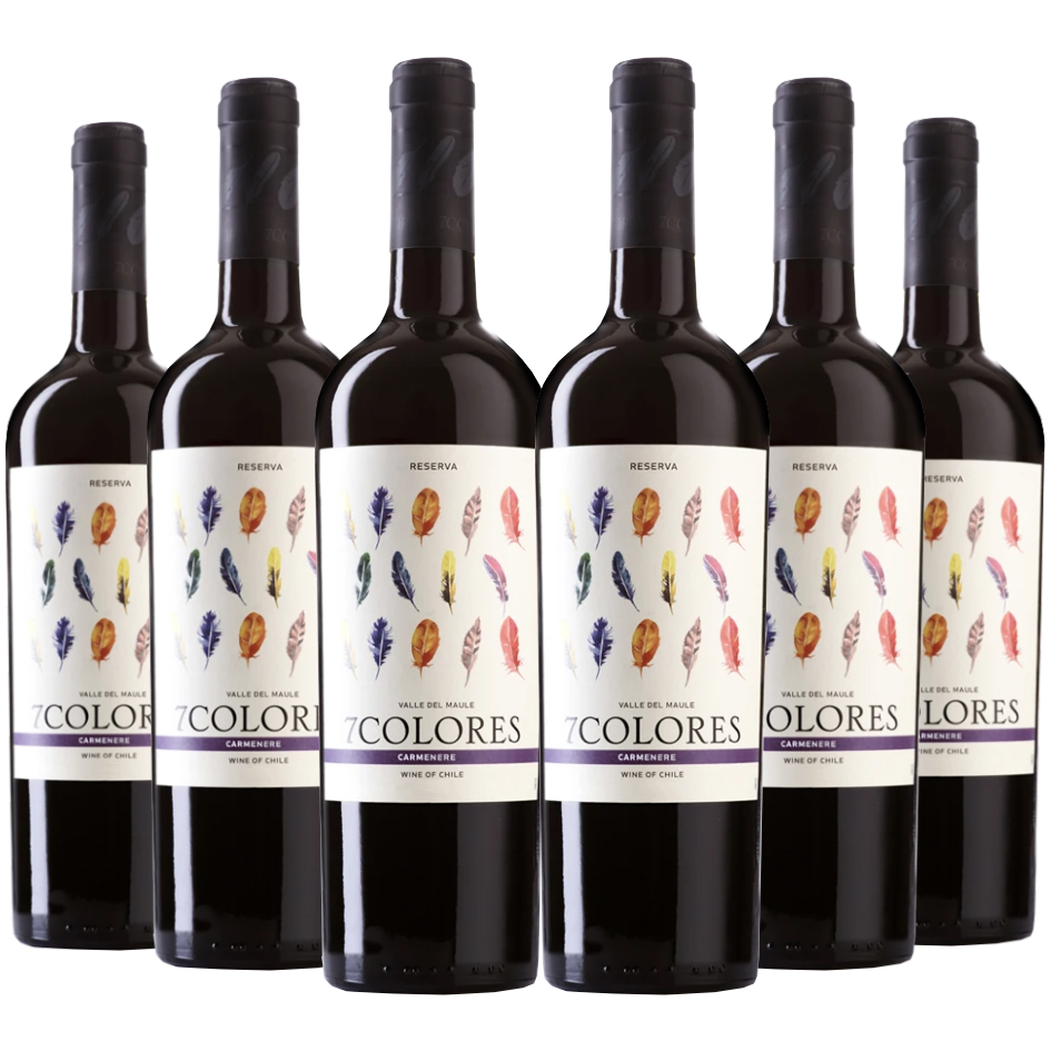 6 VINOS 7 COLORES RESERVA CARMENERE - 1