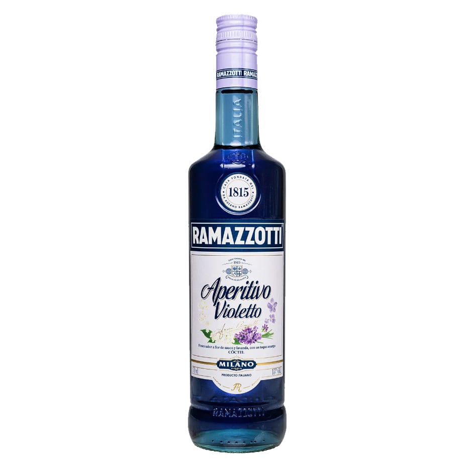 LICOR RAMAZZOTTI BOTELLA VIDRIO VIOLETTO - 1