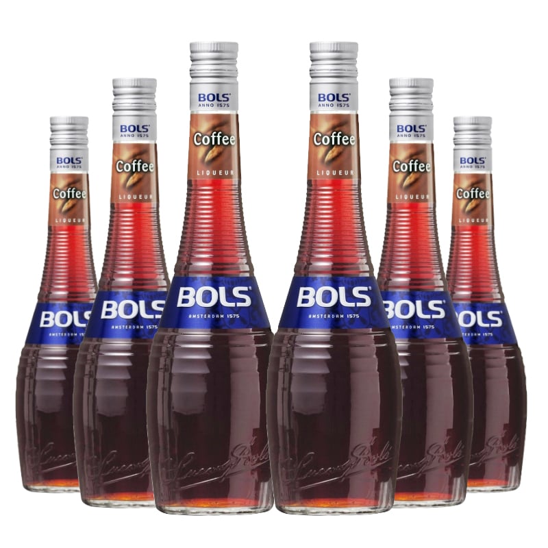 6 LICORES BOLS COFFEE - 1