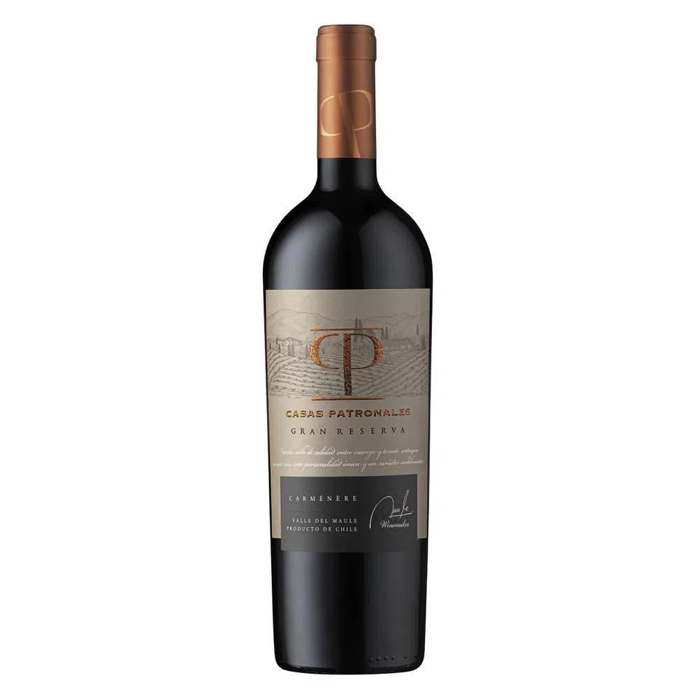 VINO CASAS PATRONALES GRAN RESERVA CARMENERE (13,5% 750ML) - 1