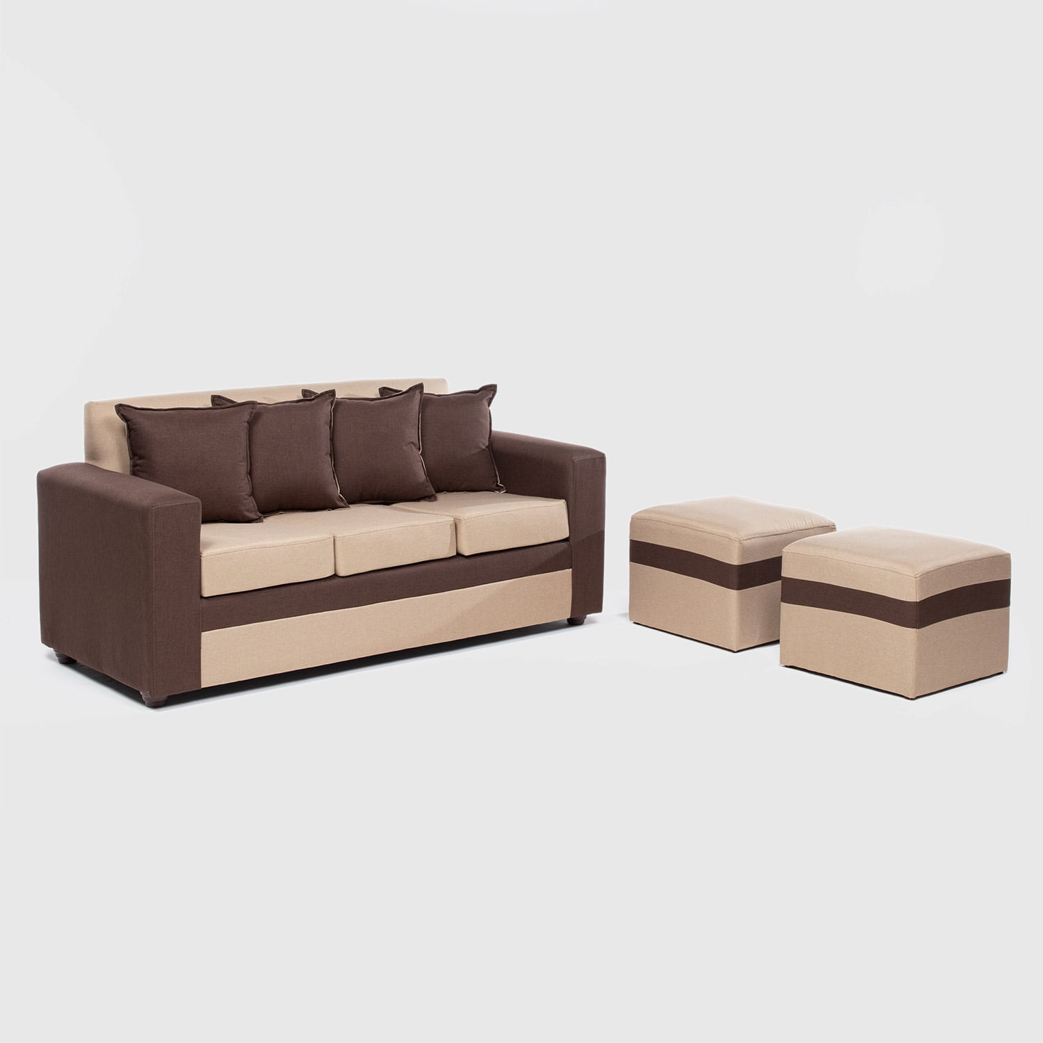 SOFA ALMORE SPA PARIS 2 POUF - 1