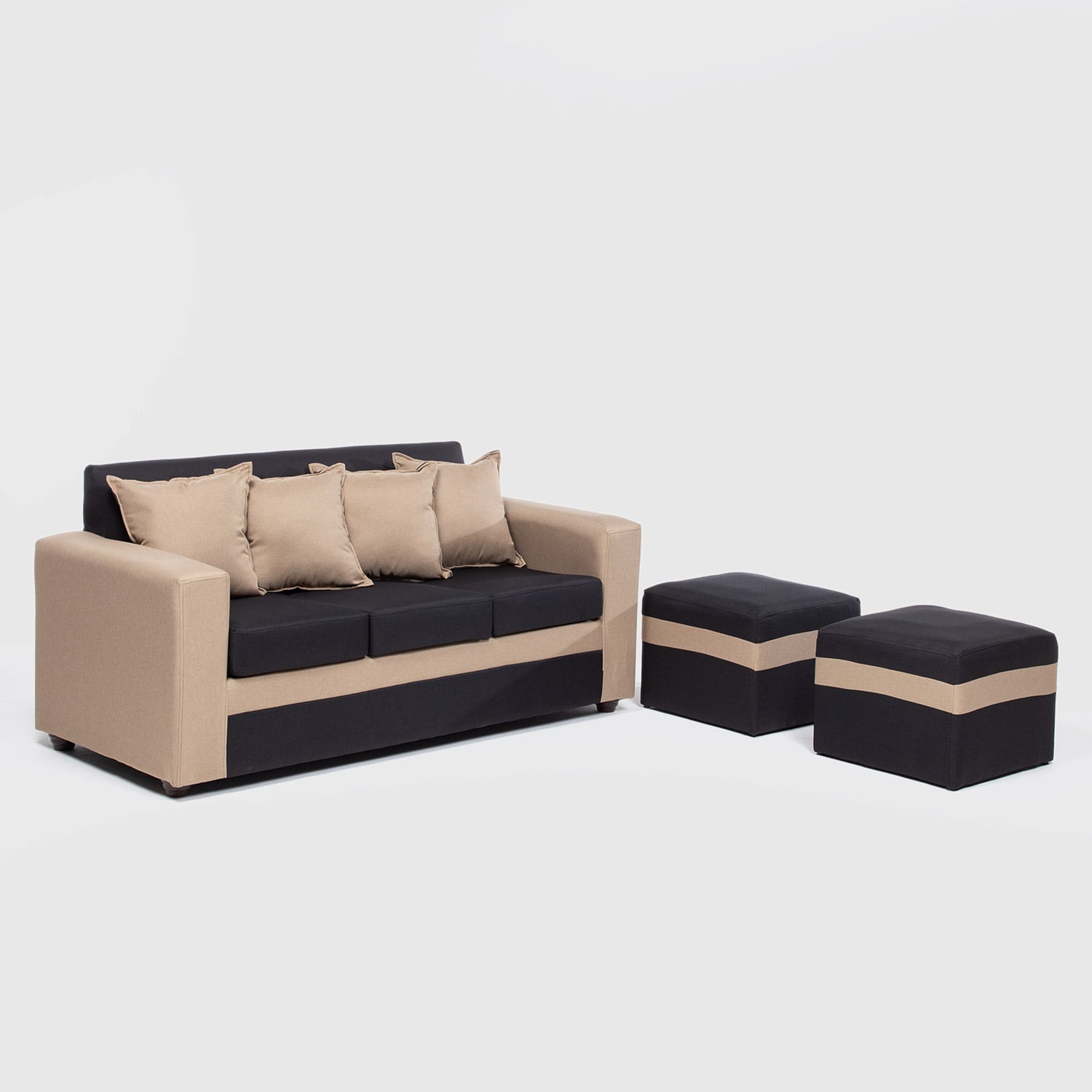 SOFA ALMORE SPA PARIS 2 POUF - 1