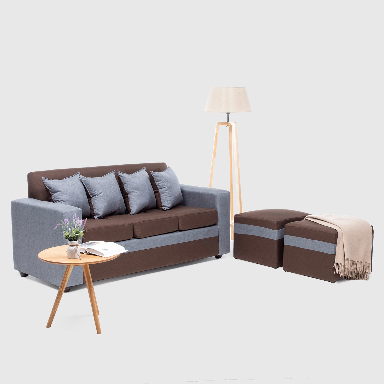 SOFA ALMORE SPA PARIS 2 POUF - 1