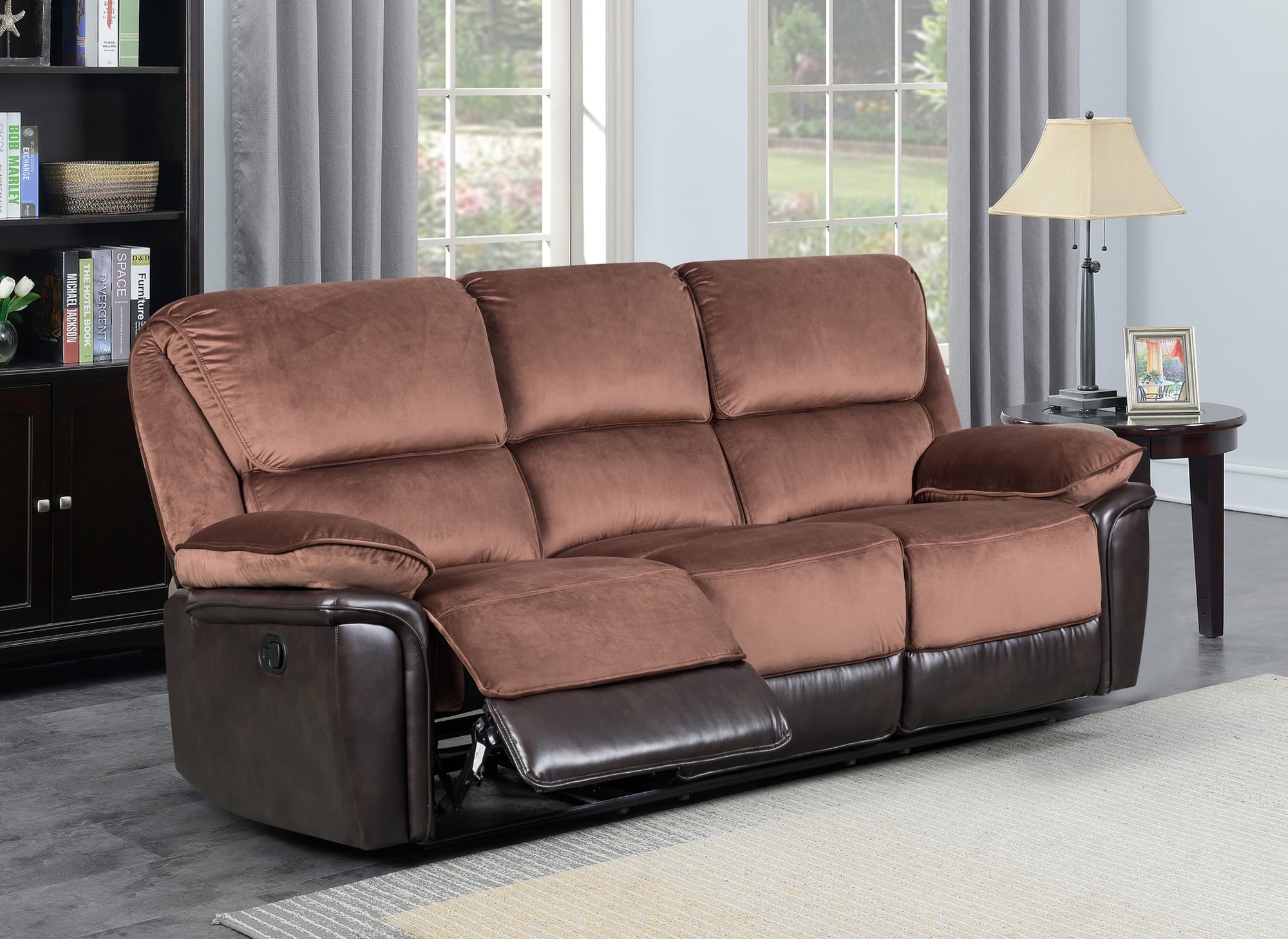 SOFA BERGER EDIMBURGO 3 CUERPOS CAFÉ - 1