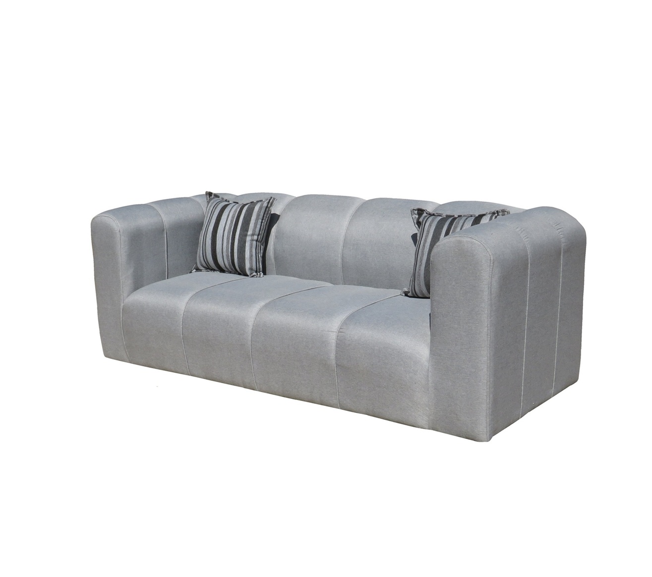 SOFA ALEJANDRA POUF GRIS - 2
