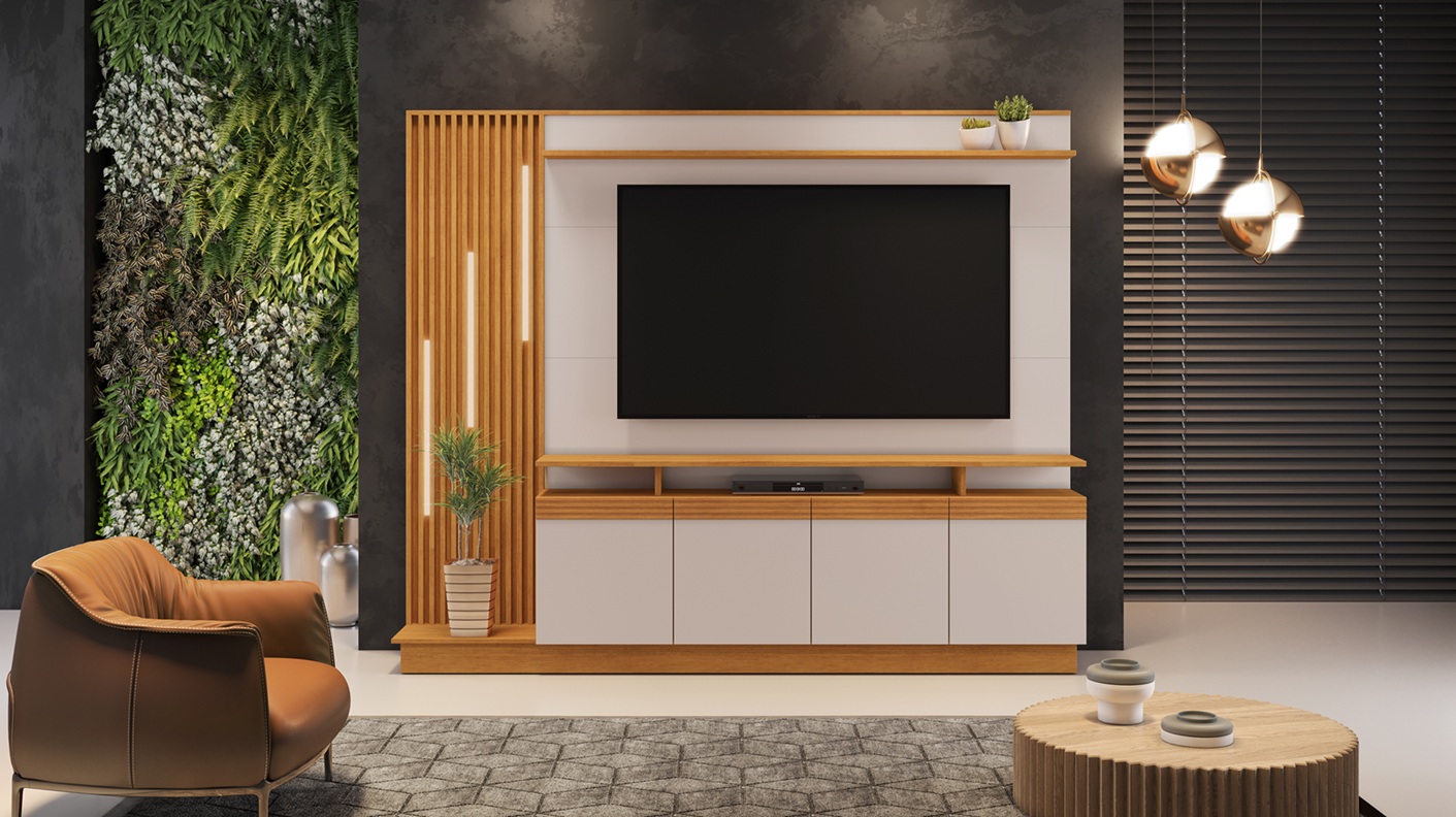 CENTRO ENTRETENIMIENTO BUDAPEST CINAMOMO/OFF WHITE