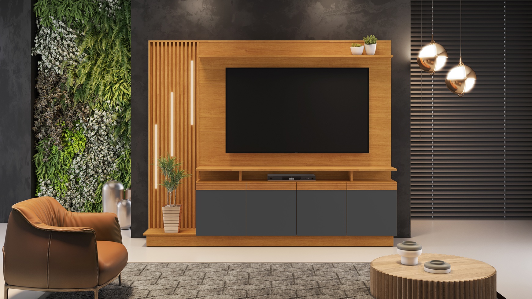 CENTRO ENTRETENIMIENTO BUDAPEST CINAMOMO/OFF WHITE