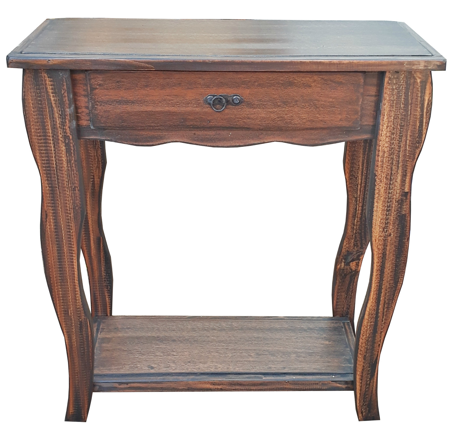 ARRIMO MARFELD MUEBLES MADERA PINO CAFÉ VINTAGE 70CM - 1