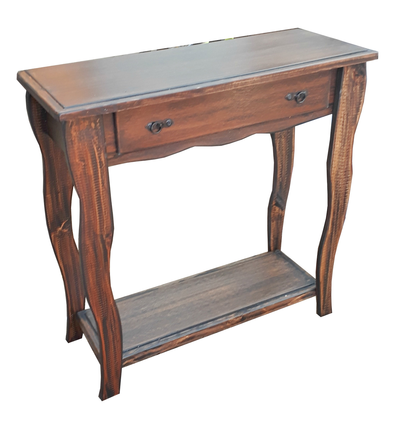 ARRIMO MARFELD MUEBLES MADERA PINO CAFÉ VINTAGE 80 CM - 2