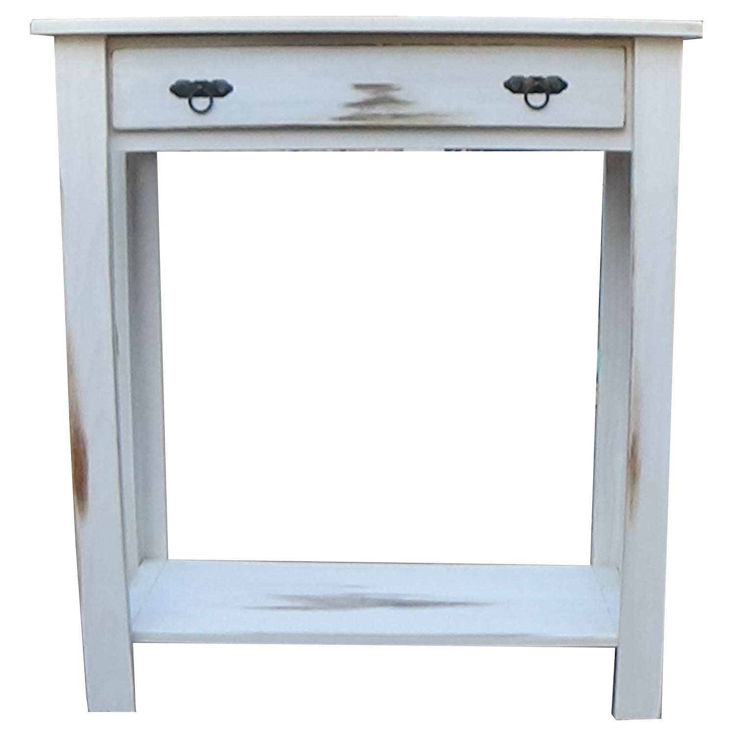 ARRIMO MARFELD MUEBLES MADERA PINO BLANCO ENVEJECIDO UNA DIVISION 70CM - 1