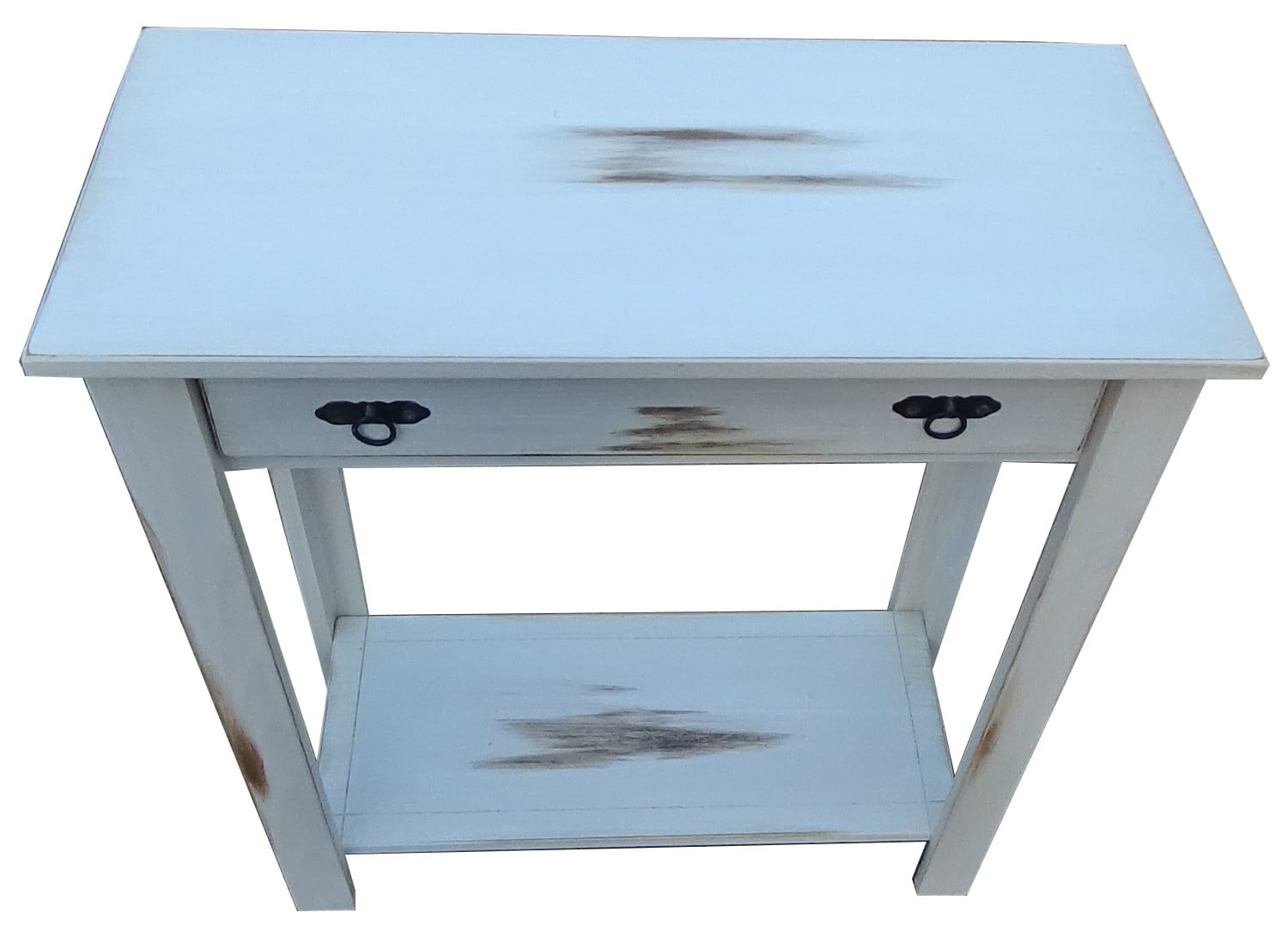 ARRIMO MARFELD MUEBLES MADERA PINO BLANCO ENVEJECIDO UNA DIVISION 70CM - 2