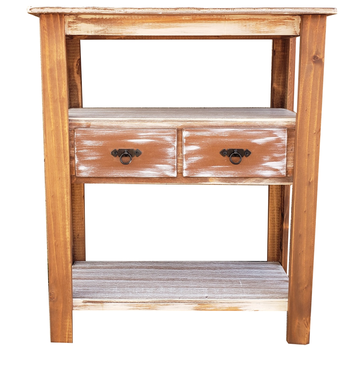 ARRIMO MARFELD MUEBLES RUSTICO CAFÉ DOS CAJONES CON PATINA RUSTICA - 1