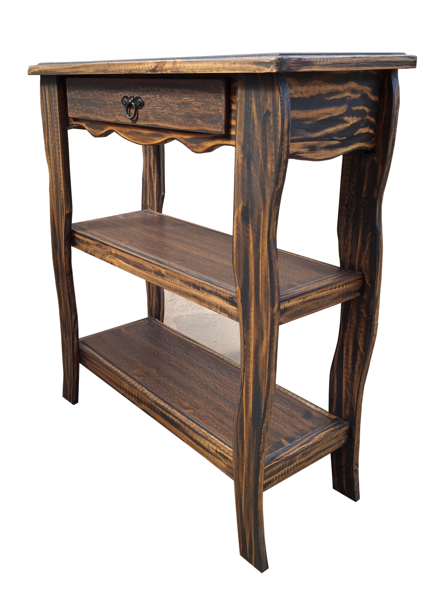 MESA DE ARRIMO VINTAGE CAFE 2 DIVISIONES 70CM - 2