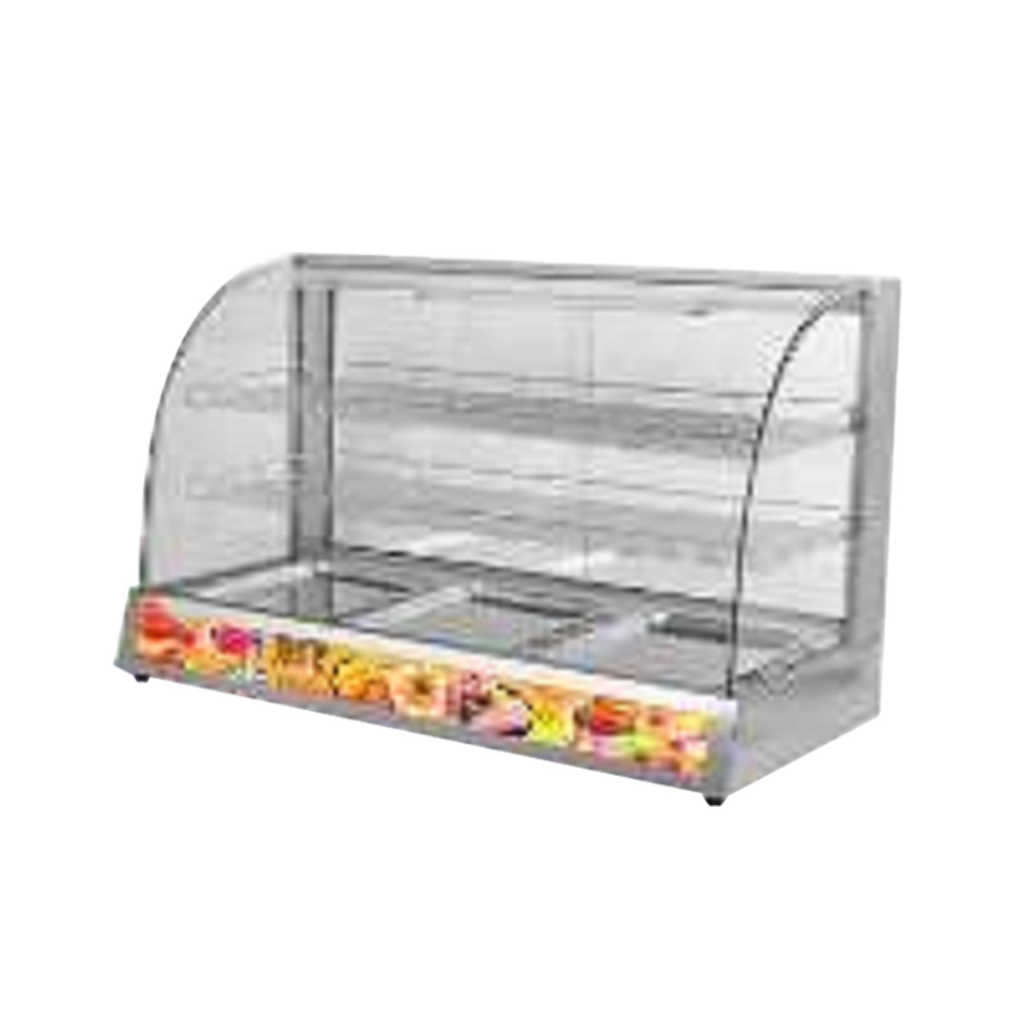VITRINAS TEMPLADAS MANTENEDORAS PRODUCTOS CALIENTES ECOBECK SERIE HW-3PS - 1