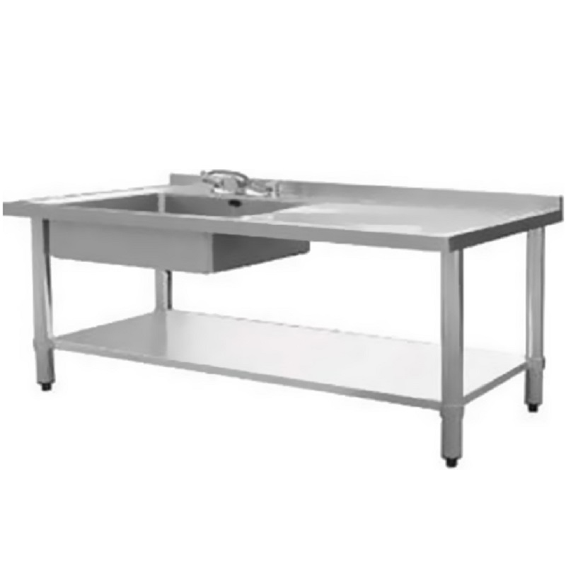 ECOBECK LAVAFONDO 1 TACHO RLF-1 1450, 1450X600X900 MM SECADOR LADO IZQUIERDO