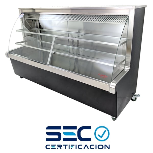 MESÓN REFRIGERADO MEDIALUNA 2.0 MT CERTIFICADO - 1