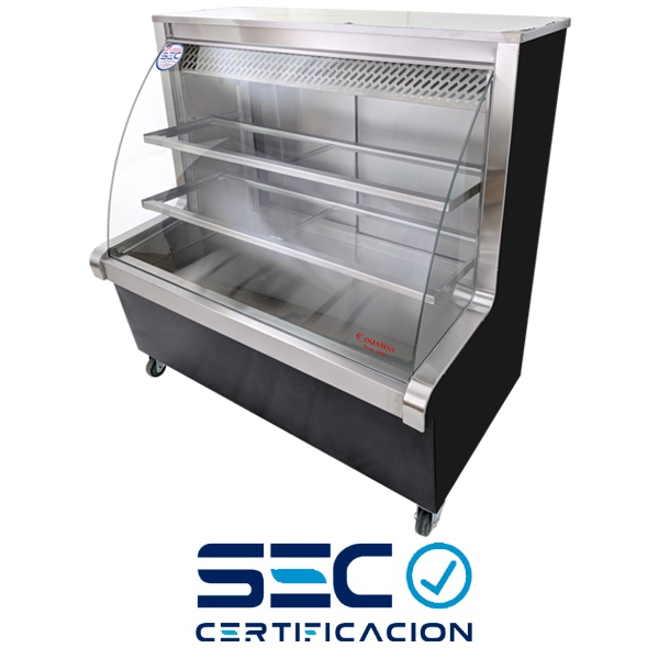MESÓN REFRIGERADO MEDIALUNA 1.2 MT CERTIFICADO - 1