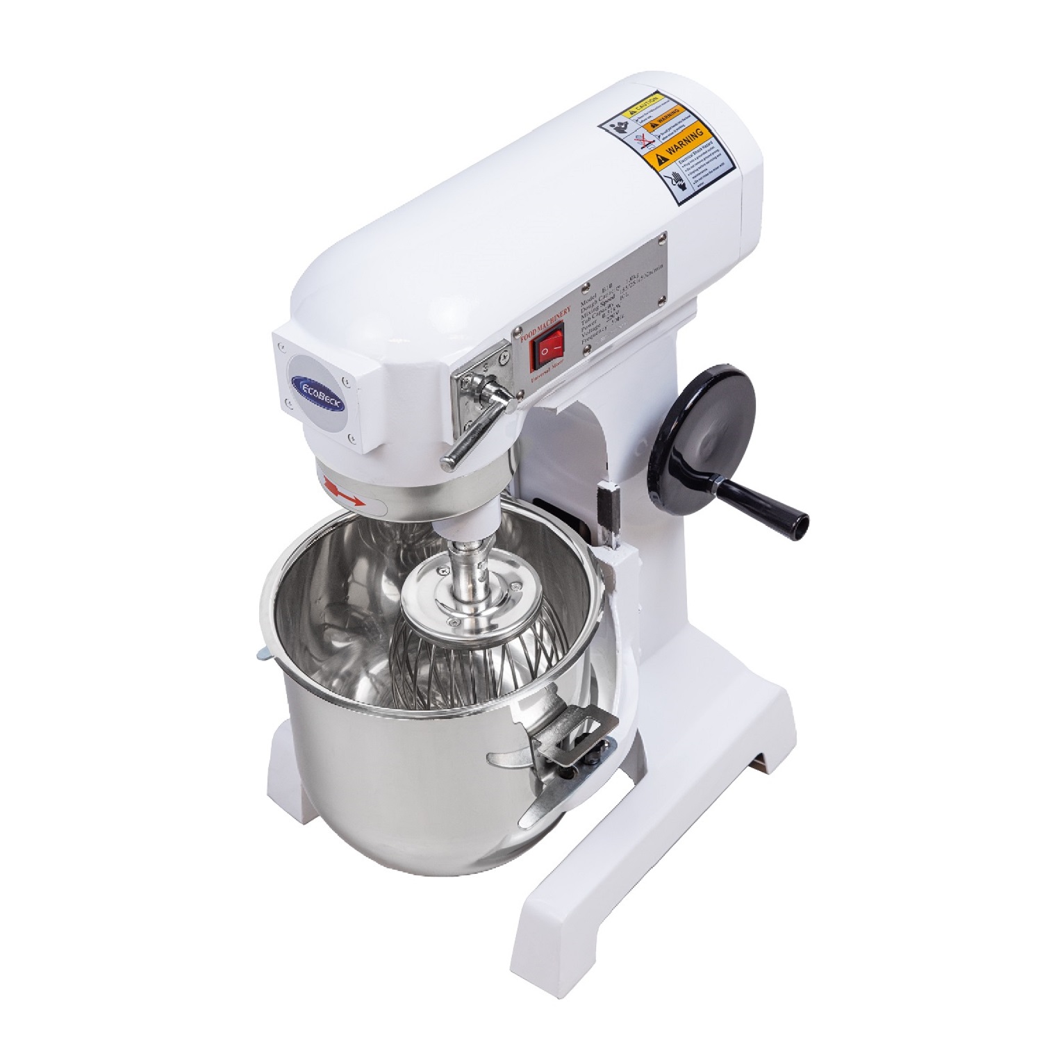 BATIDORA PASTELERA INDUSTRIAL ECOBECK DE 40 LTS, 3 VELOCIDADES - 1