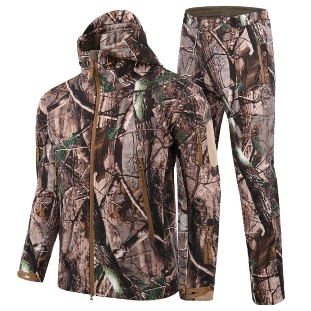 CONJUNTO CAZA SOFTSHELL REPELENTE AGUA EKOL - 2
