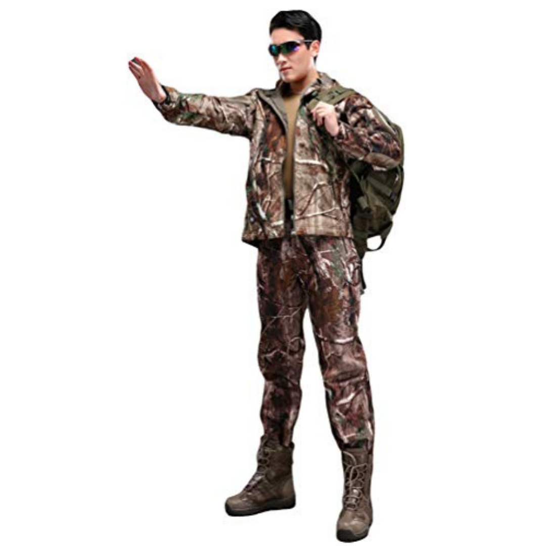 CONJUNTO CAZA SOFTSHELL REPELENTE AGUA EKOL - 3