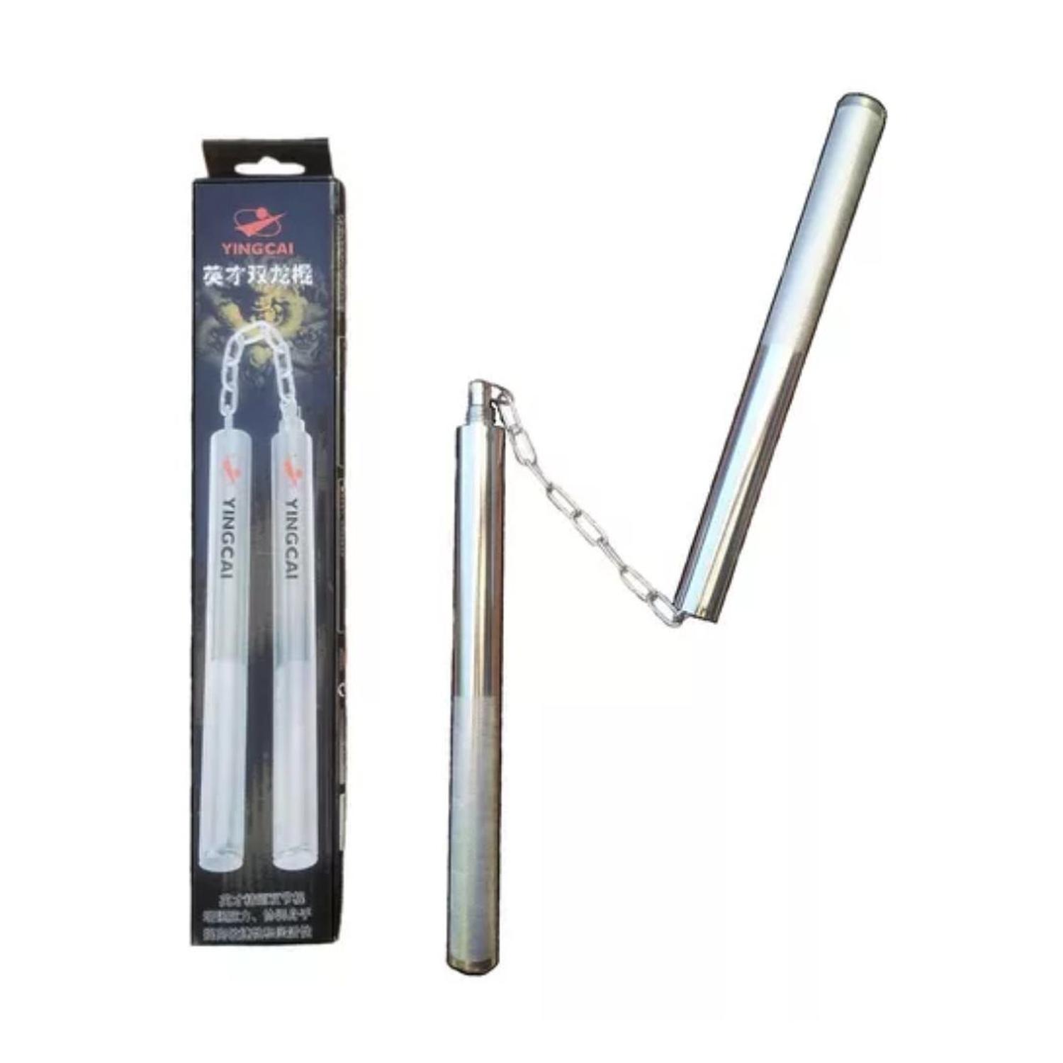 NUNCHAKU METALICO BASTON DEFENSA PERSONAL ARTES MARCIALES - 7