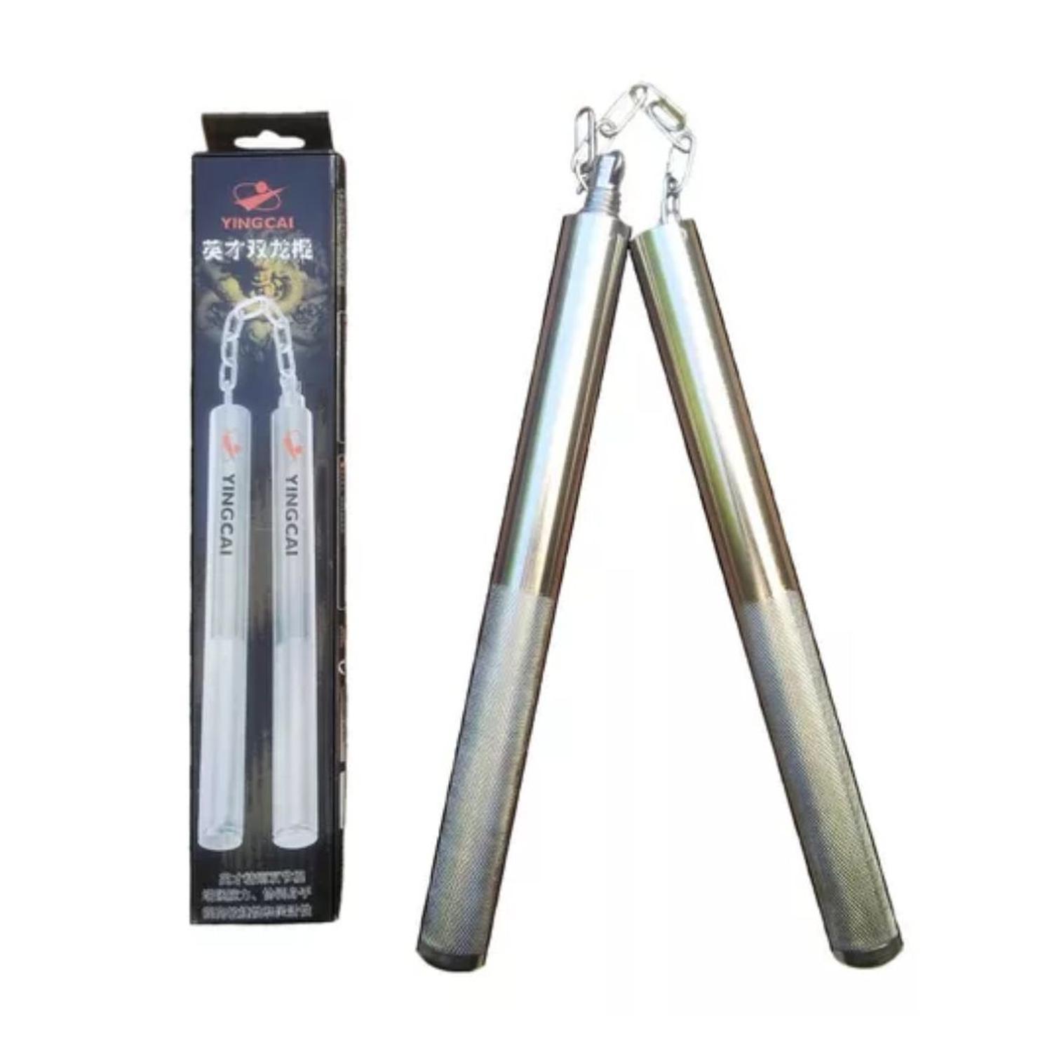 NUNCHAKU METALICO BASTON DEFENSA PERSONAL ARTES MARCIALES - 8