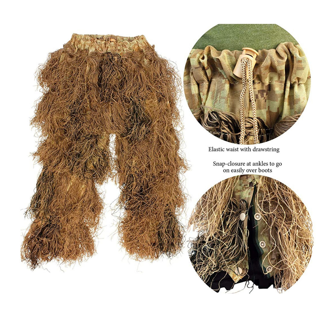 TRAJE COMPLETO GHILLIE EKOL CAMUFLAJE AIRSOFT OUTDOOR ZONA NORTE - 3