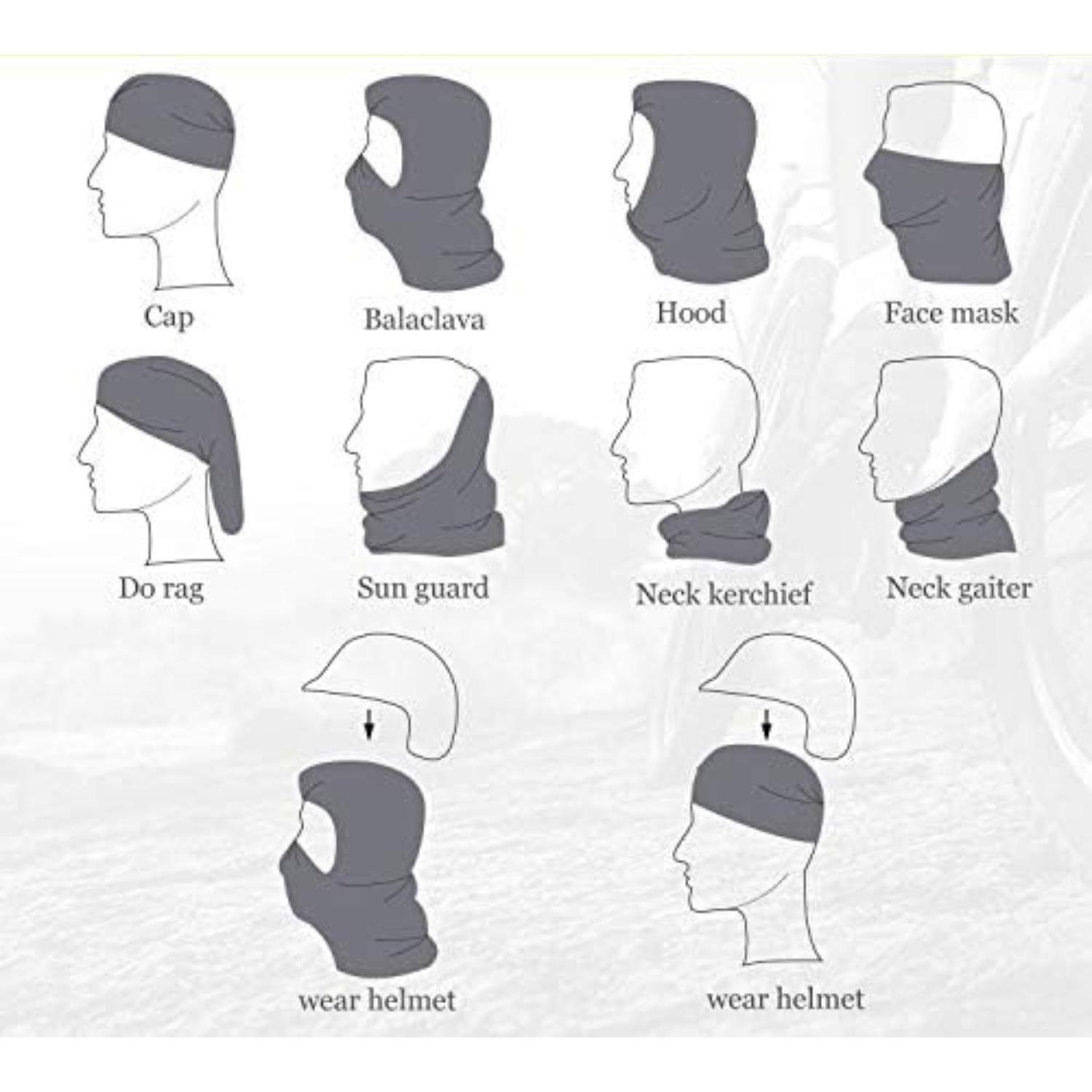 BALACLAVA DE LYCRA TÉRMICA TACTICA MOTO -TRECKING CICLISMO LYCRA - 4