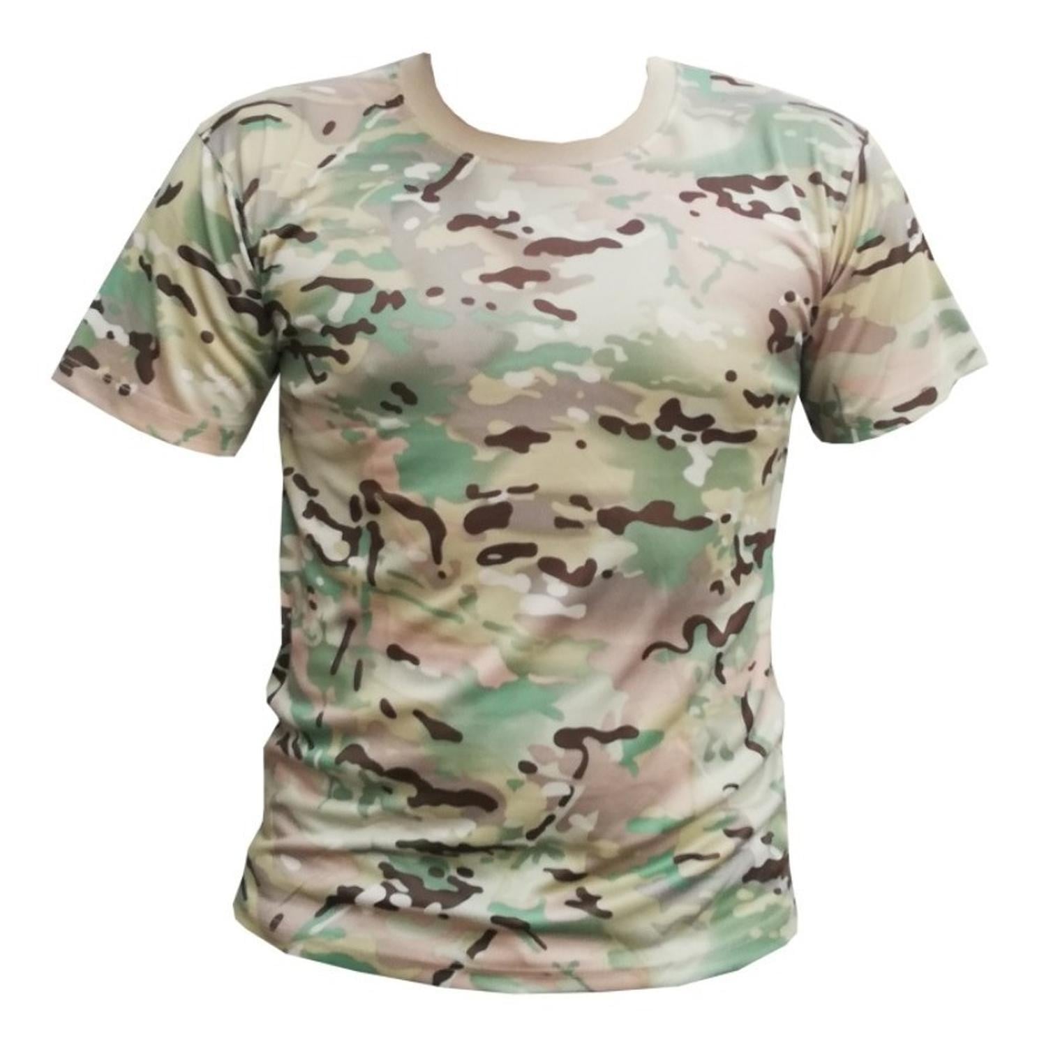 POLERA MULTICAM TELA DRY FIT MILITAR CAMPING - 1