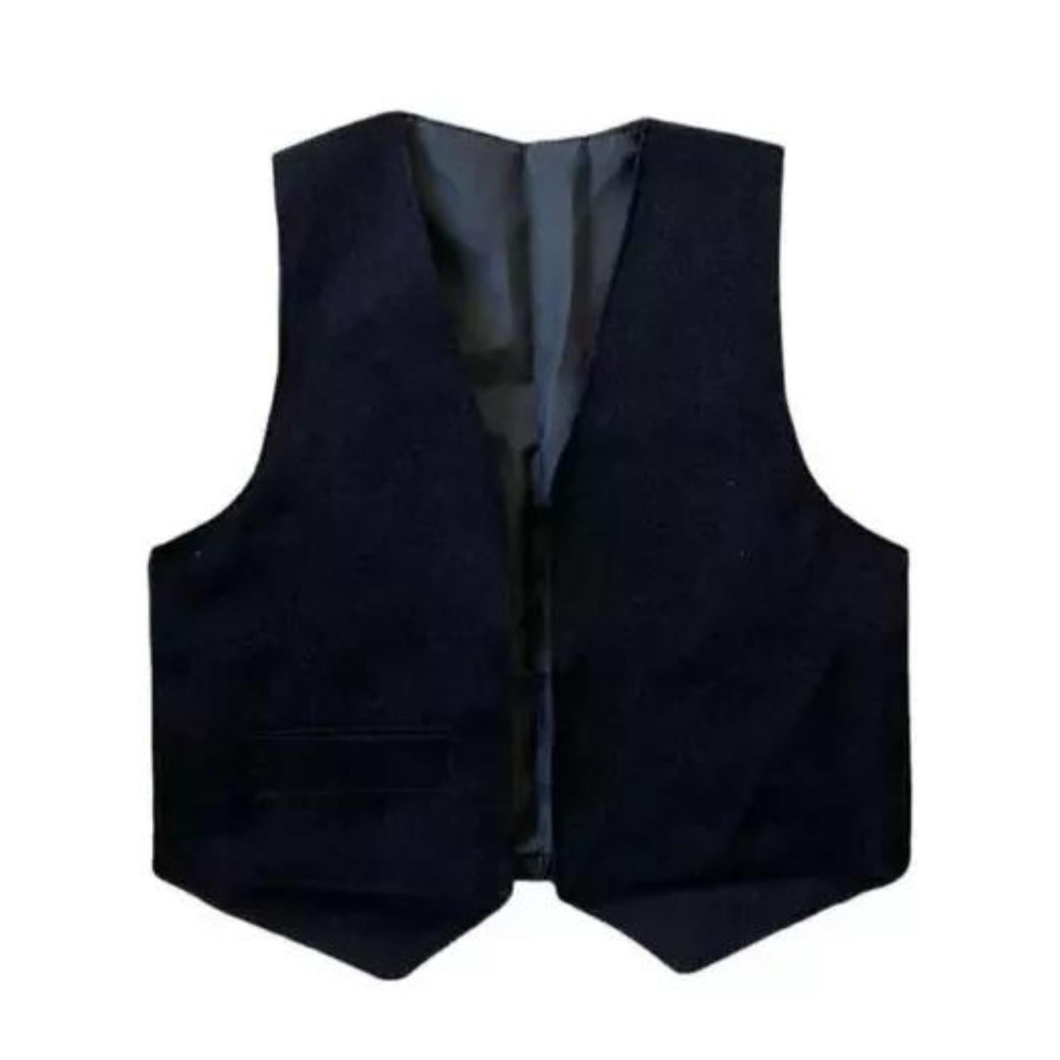 CHALECO EKOI FIESTAS PATRIAS NEGRO BOLERO PARA NIÑOS NORTINO HUASO - 1
