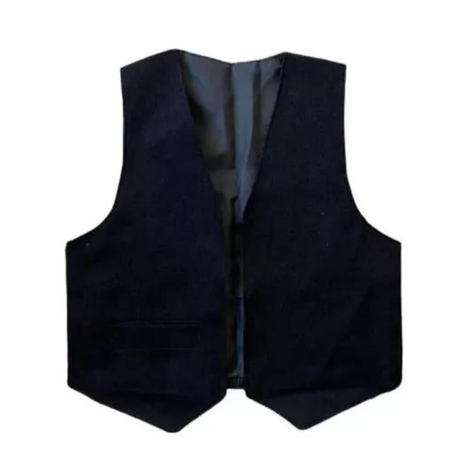 CHALECO EKOI FIESTAS PATRIAS NEGRO BOLERO PARA NIÑOS NORTINO HUASO - 1